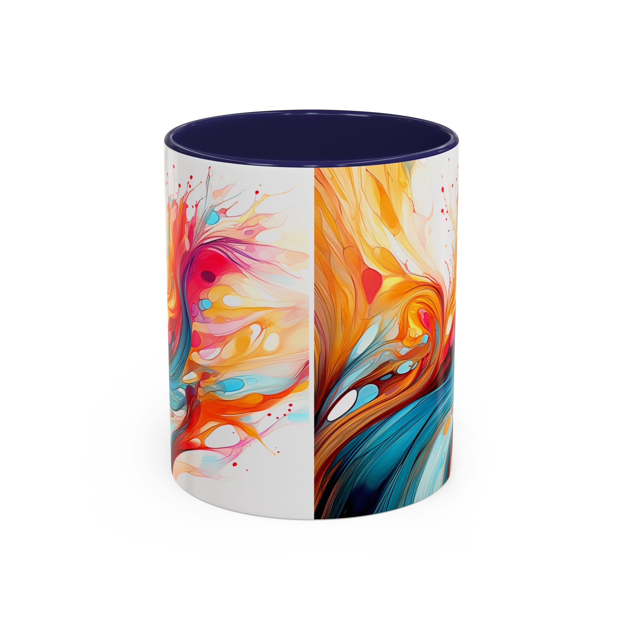 Colorful Abstract Coffee Mug - Vibrant Gift for Art Lovers, Home Decor, Coffee Lovers, Birthday Gift, Unique Design