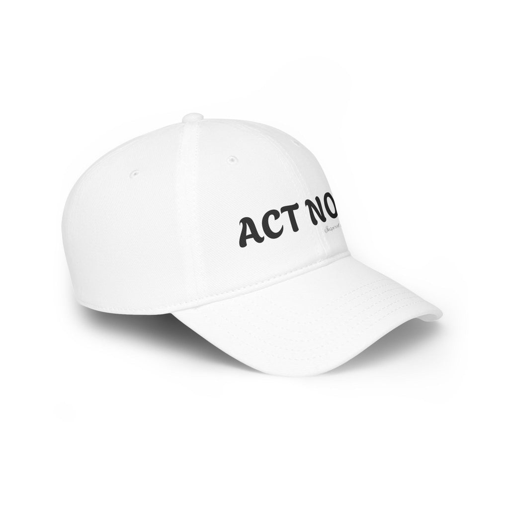 Action-Inspiring Cap, Motivational Hat for Everyday Wear, Gift for Activists, Casual Apparel, Outdoor Events