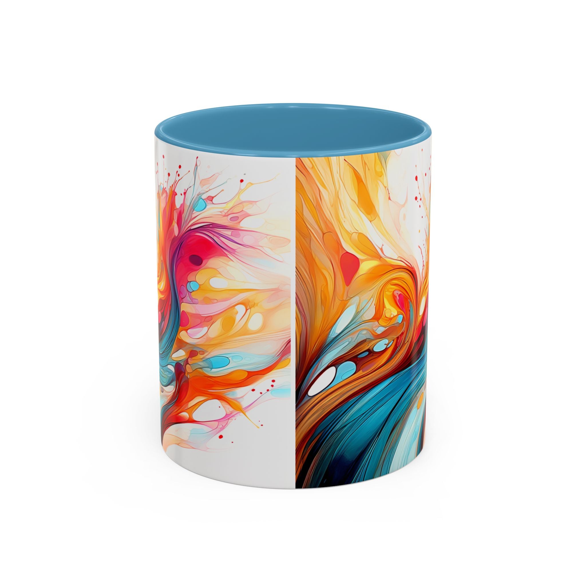 Colorful Abstract Coffee Mug - Vibrant Gift for Art Lovers, Home Decor, Coffee Lovers, Birthday Gift, Unique Design