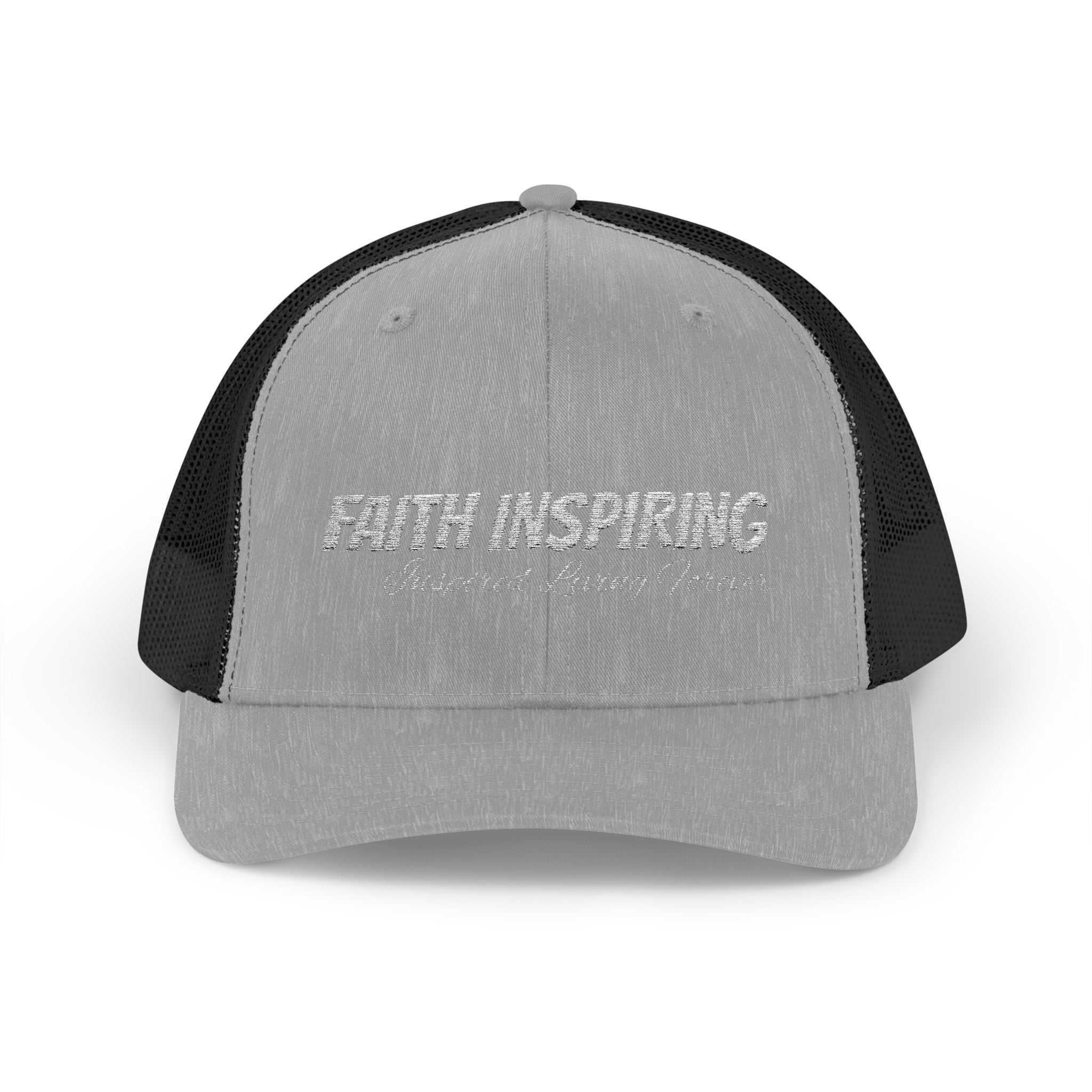 Faith Inspiring Snapback Trucker Cap | Inspirational Hat for Outdoor Enthusiasts, Perfect Gift for Birthdays, Holidays, and Faith Events