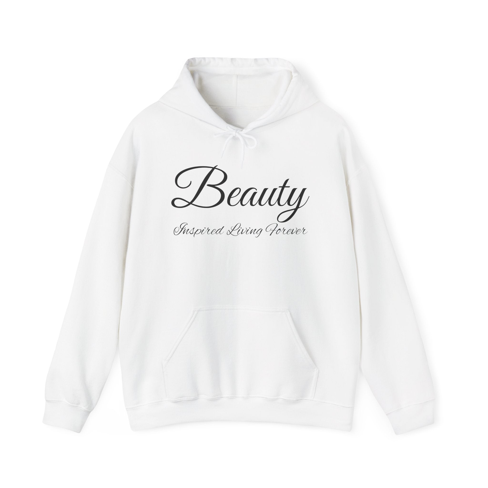 Beauty Heart Hoodie, Inspirational Gift, Cozy Sweatshirt, Casual Wear, Stylish Layering, Perfect for Every Season
