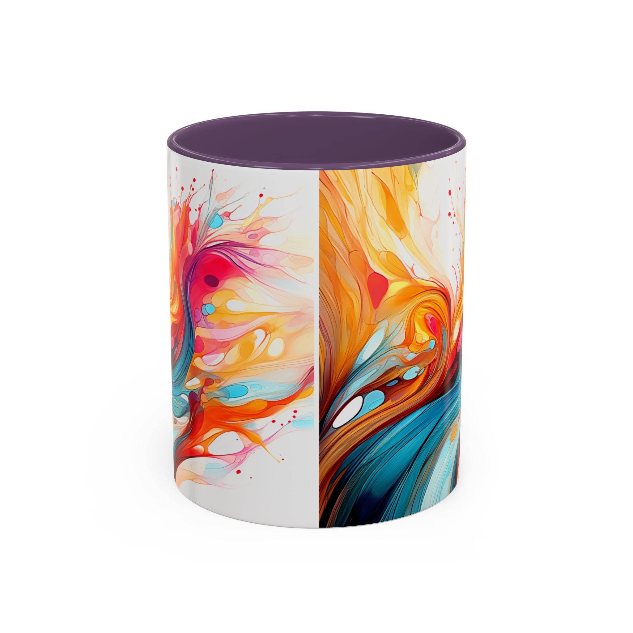 Colorful Abstract Coffee Mug - Vibrant Gift for Art Lovers, Home Decor, Coffee Lovers, Birthday Gift, Unique Design
