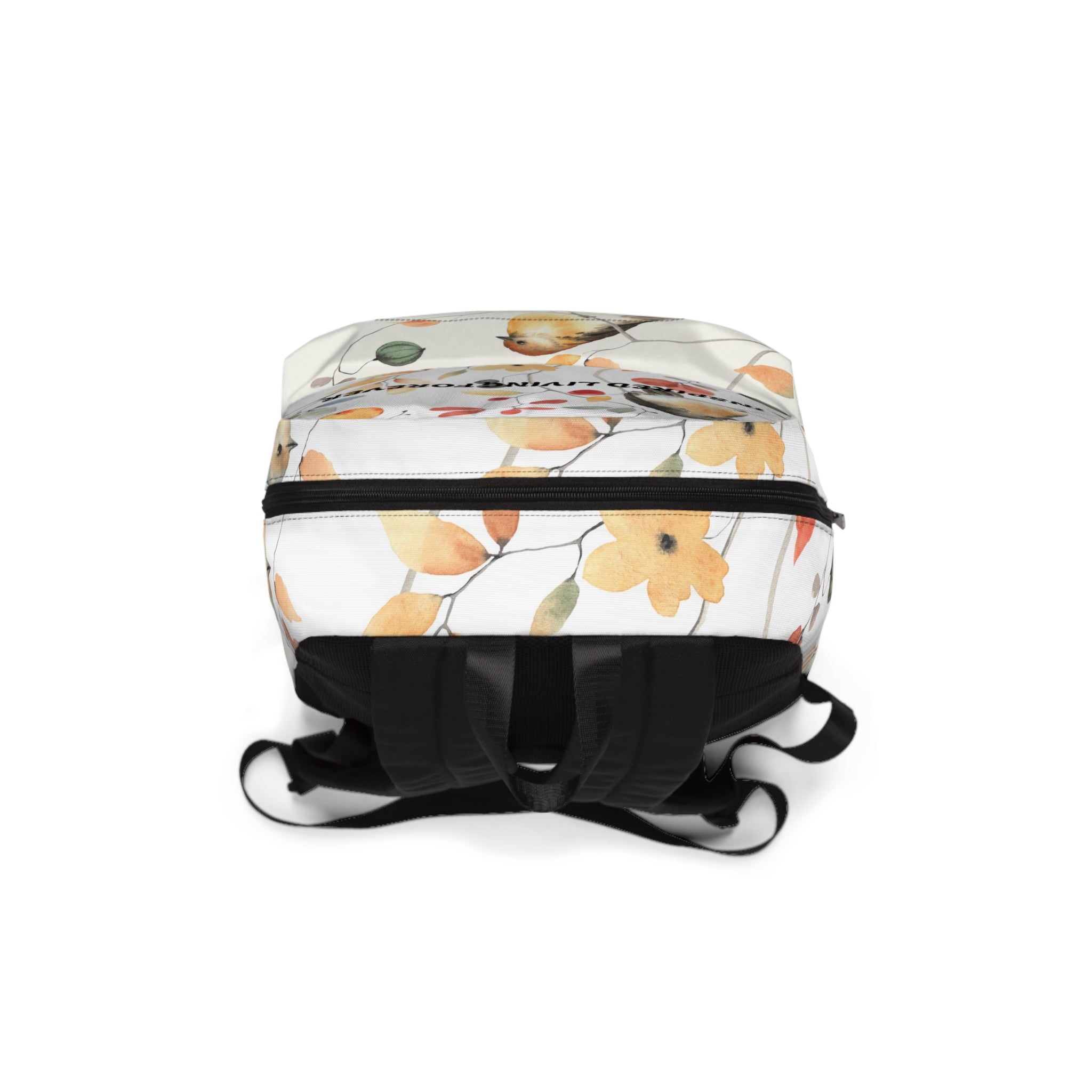 Floral Bird Pattern Unisex Backpack | Stylish Durable School Bag, Everyday Backpack, Travel Accessory, Gift for Nature Lovers