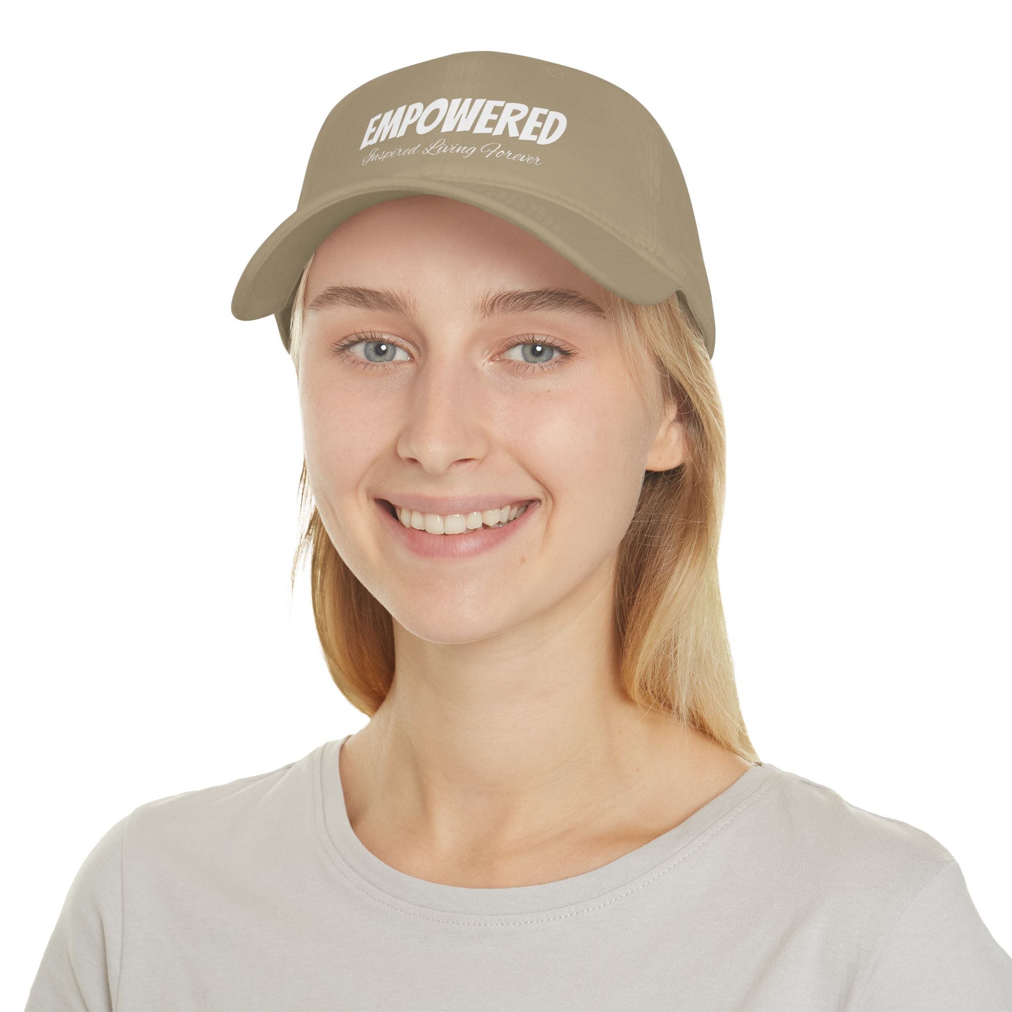 Empowered Low Profile Baseball Cap | Motivational Hat for Empowerment | Gift for Her | Casual Style | Unisex Cap | Birthday Gift | [...]
