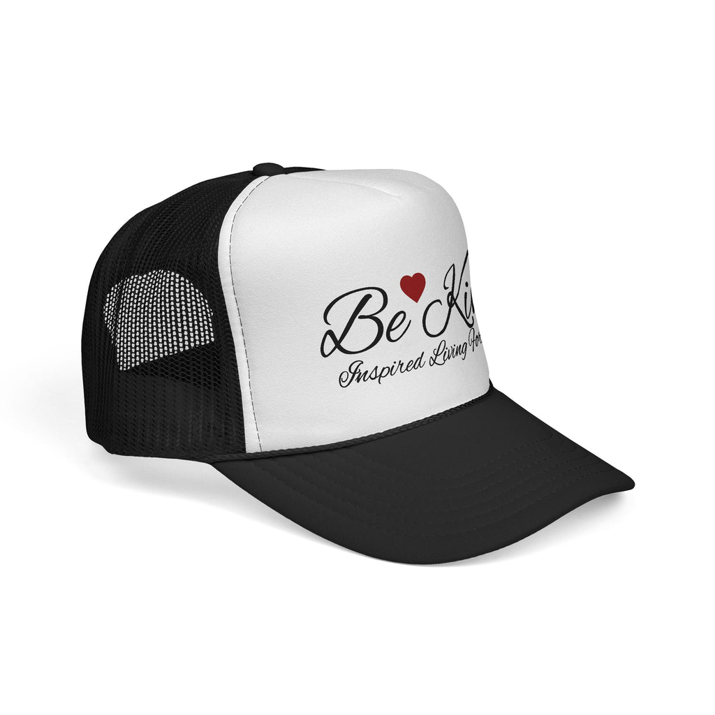 Be Kind Trucker Cap, Casual Hat, Gift for Friends, Heart Design Cap, Positive Message Hat