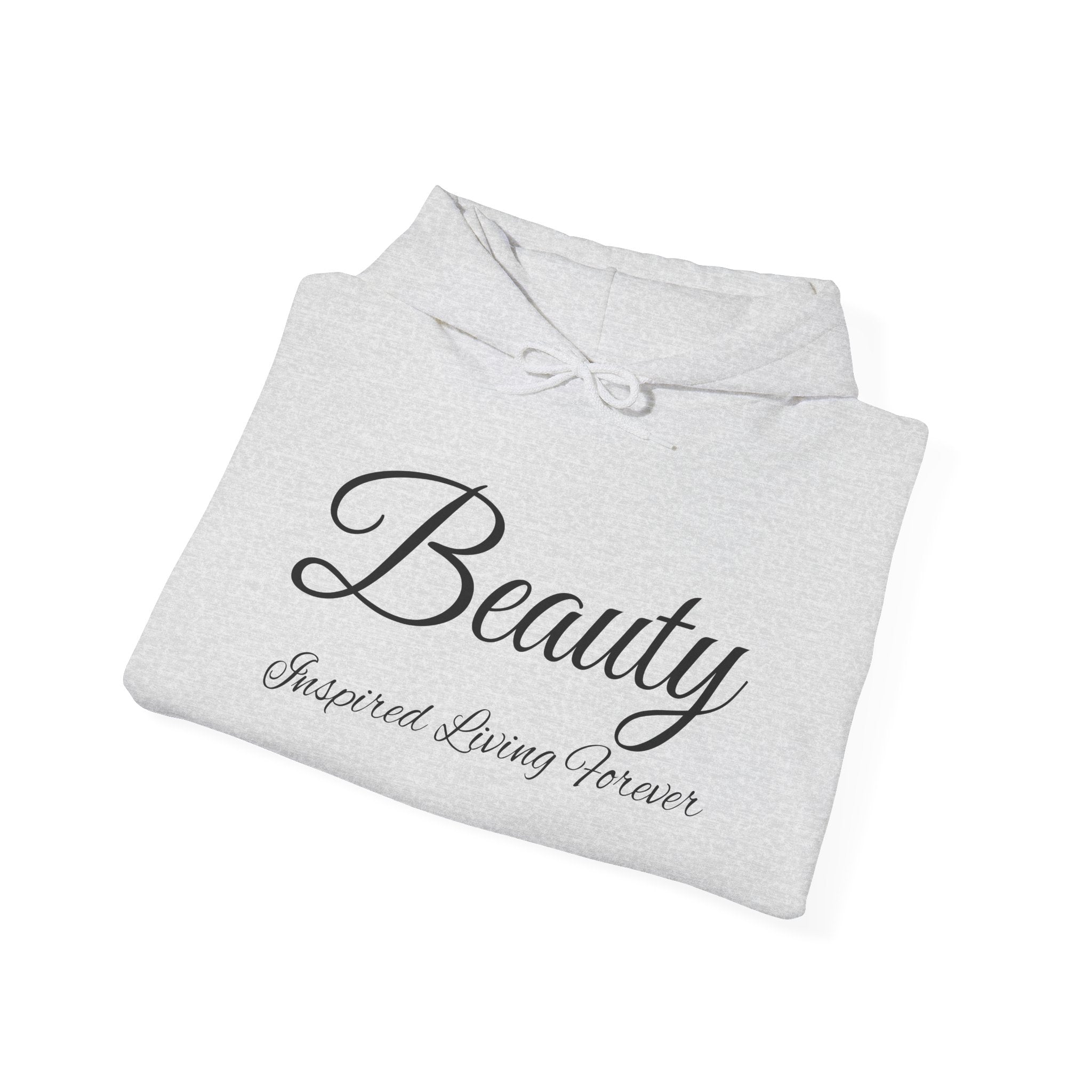 Beauty Heart Hoodie, Inspirational Gift, Cozy Sweatshirt, Casual Wear, Stylish Layering, Perfect for Every Season