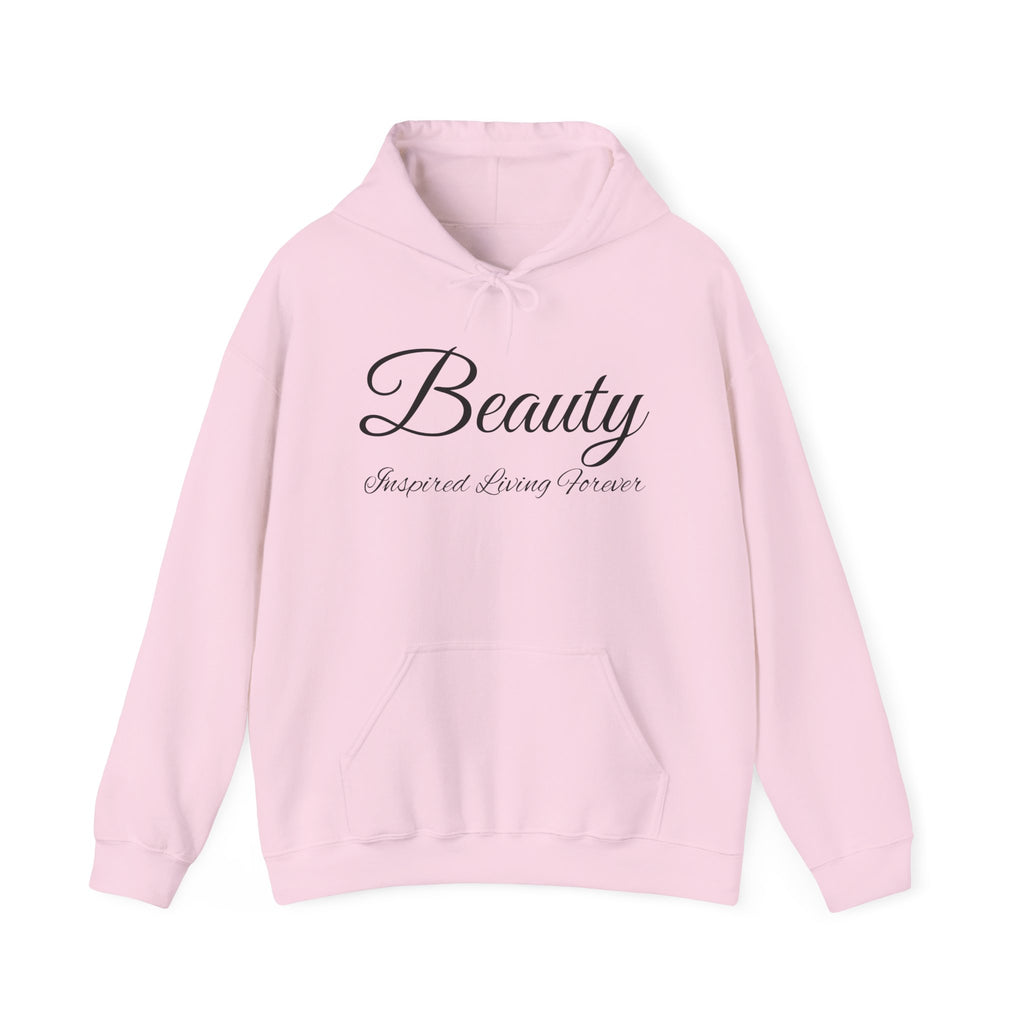 Beauty Heart Hoodie, Inspirational Gift, Cozy Sweatshirt, Casual Wear, Stylish Layering, Perfect for Every Season