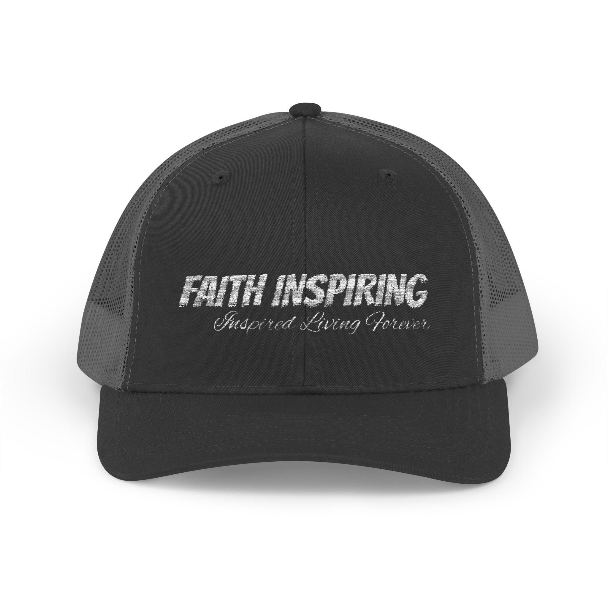 Faith Inspiring Snapback Trucker Cap | Inspirational Hat for Outdoor Enthusiasts, Perfect Gift for Birthdays, Holidays, and Faith Events
