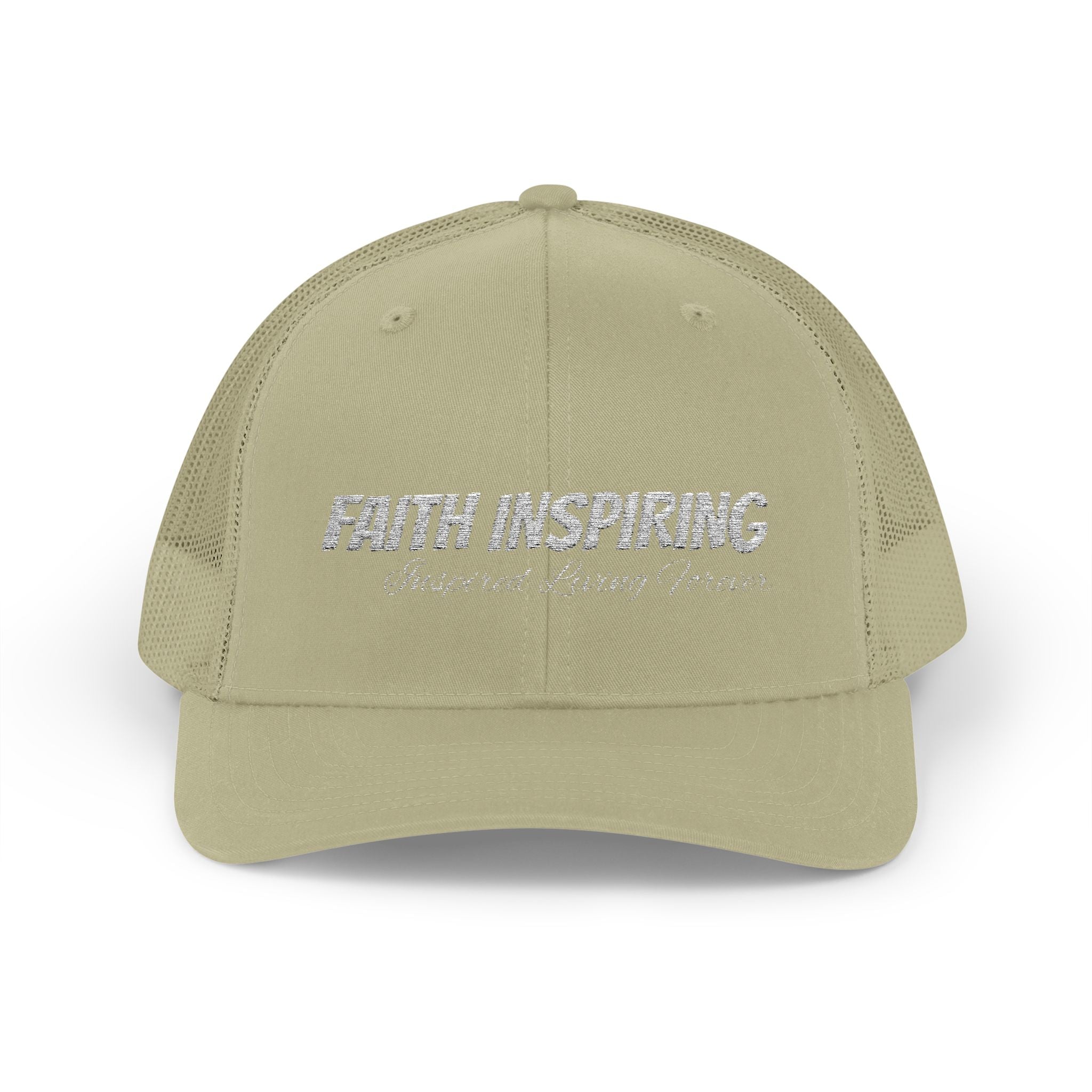 Faith Inspiring Snapback Trucker Cap | Inspirational Hat for Outdoor Enthusiasts, Perfect Gift for Birthdays, Holidays, and Faith Events