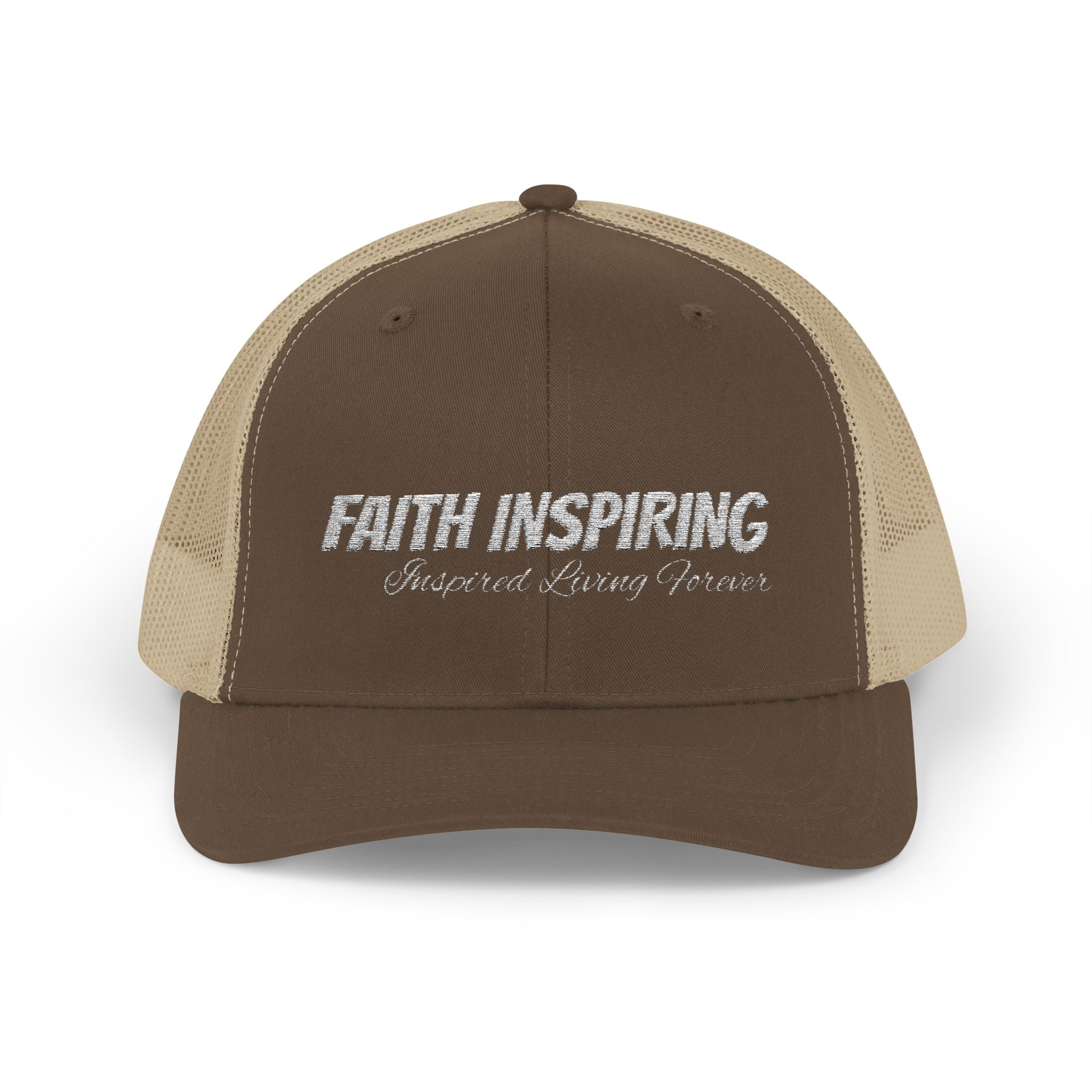 Faith Inspiring Snapback Trucker Cap | Inspirational Hat for Outdoor Enthusiasts, Perfect Gift for Birthdays, Holidays, and Faith Events