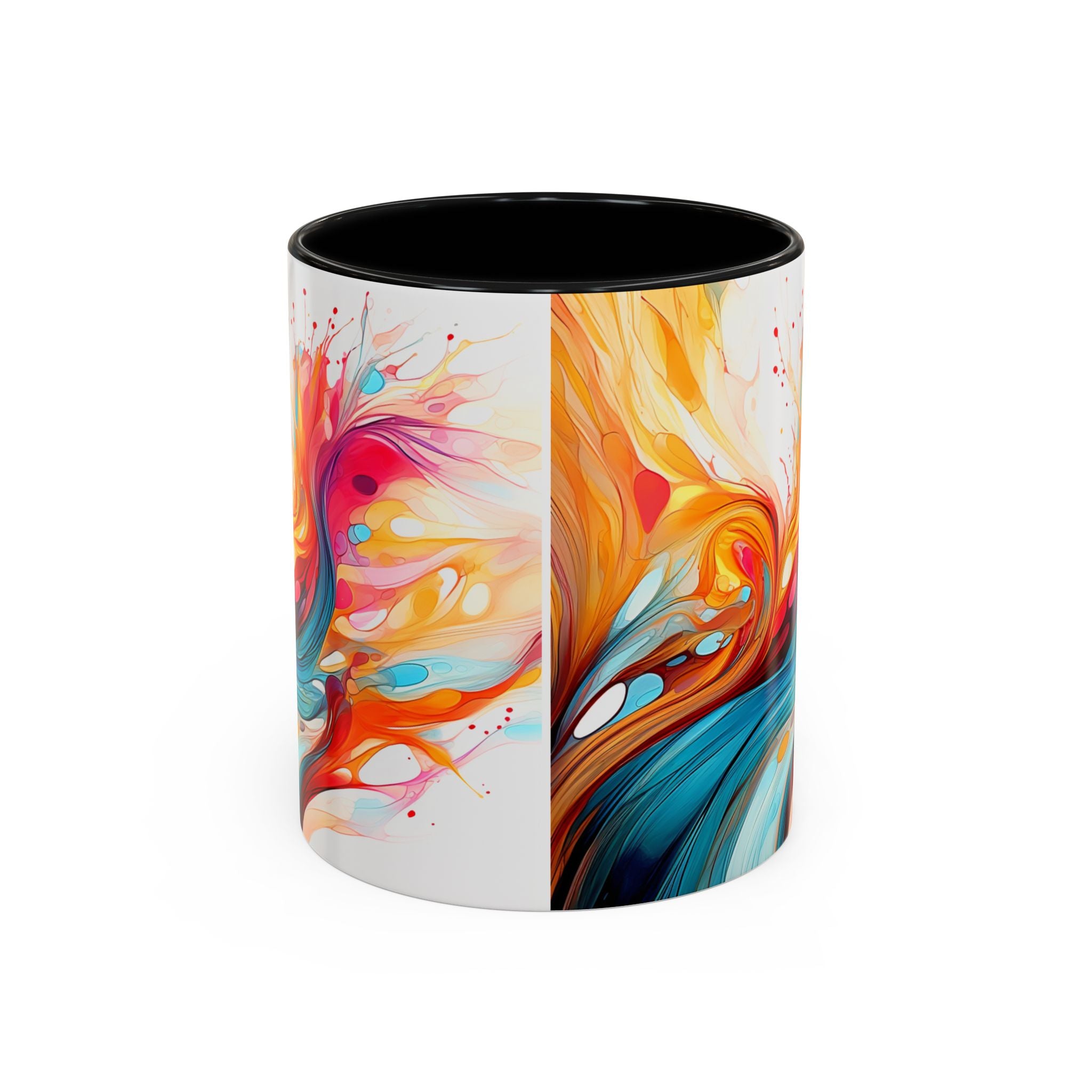 Colorful Abstract Coffee Mug - Vibrant Gift for Art Lovers, Home Decor, Coffee Lovers, Birthday Gift, Unique Design