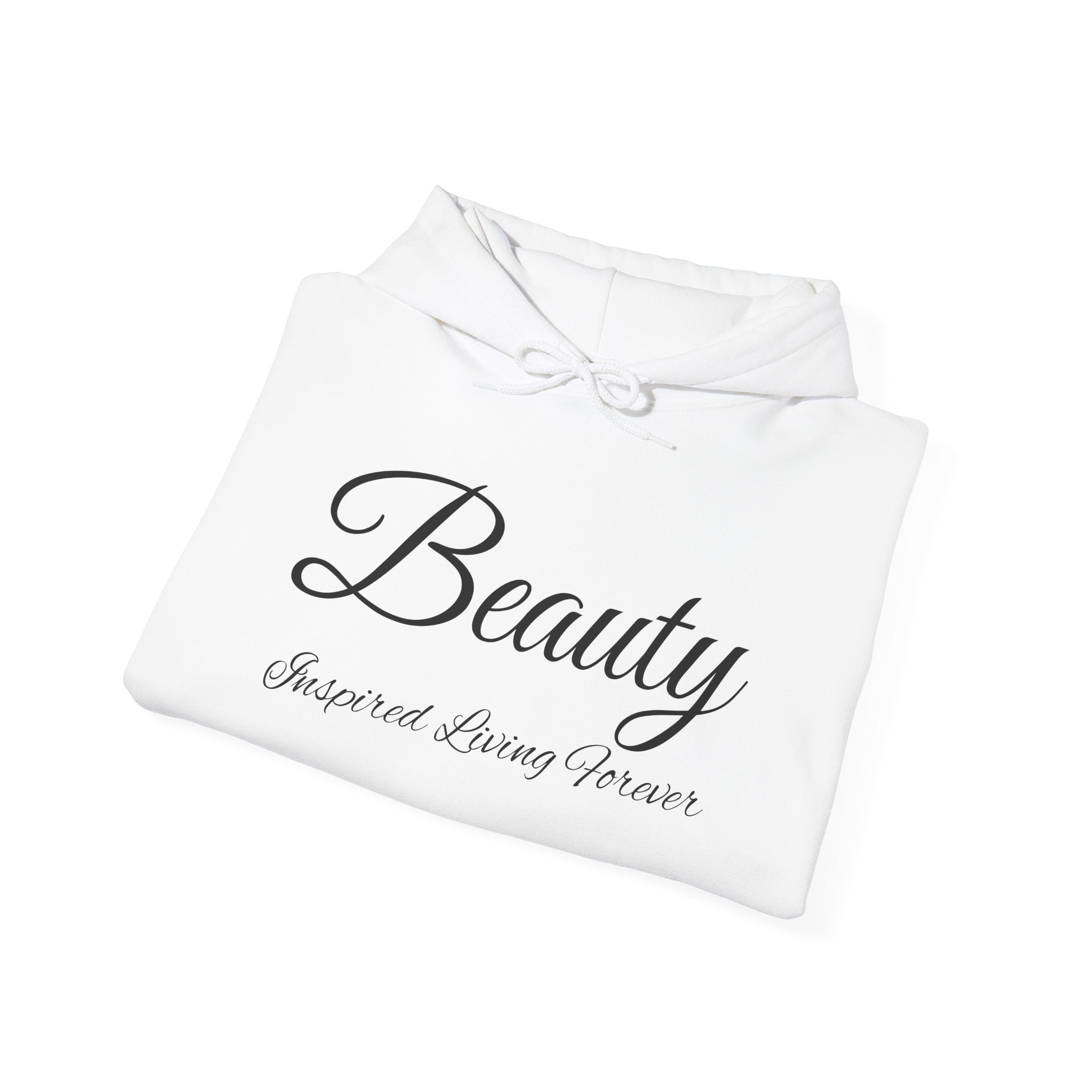 Beauty Heart Hoodie, Inspirational Gift, Cozy Sweatshirt, Casual Wear, Stylish Layering, Perfect for Every Season