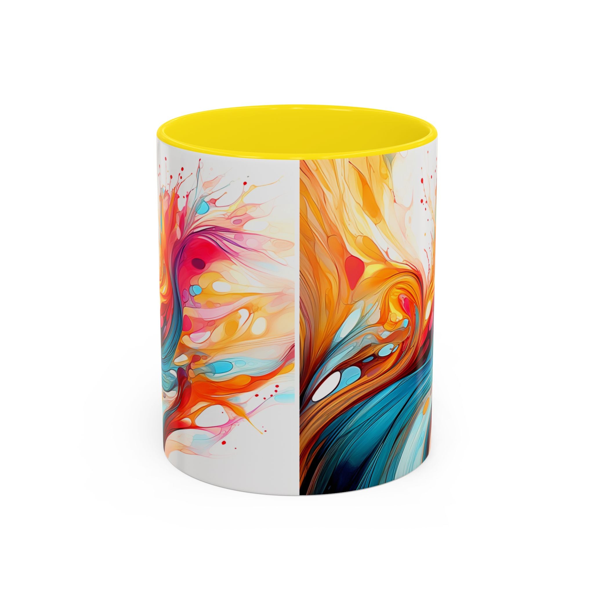 Colorful Abstract Coffee Mug - Vibrant Gift for Art Lovers, Home Decor, Coffee Lovers, Birthday Gift, Unique Design
