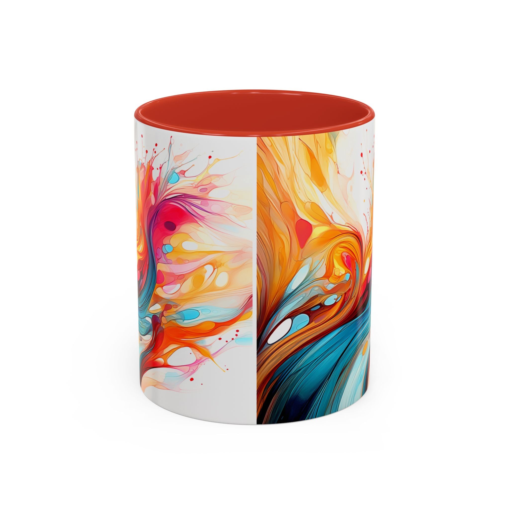 Colorful Abstract Coffee Mug - Vibrant Gift for Art Lovers, Home Decor, Coffee Lovers, Birthday Gift, Unique Design