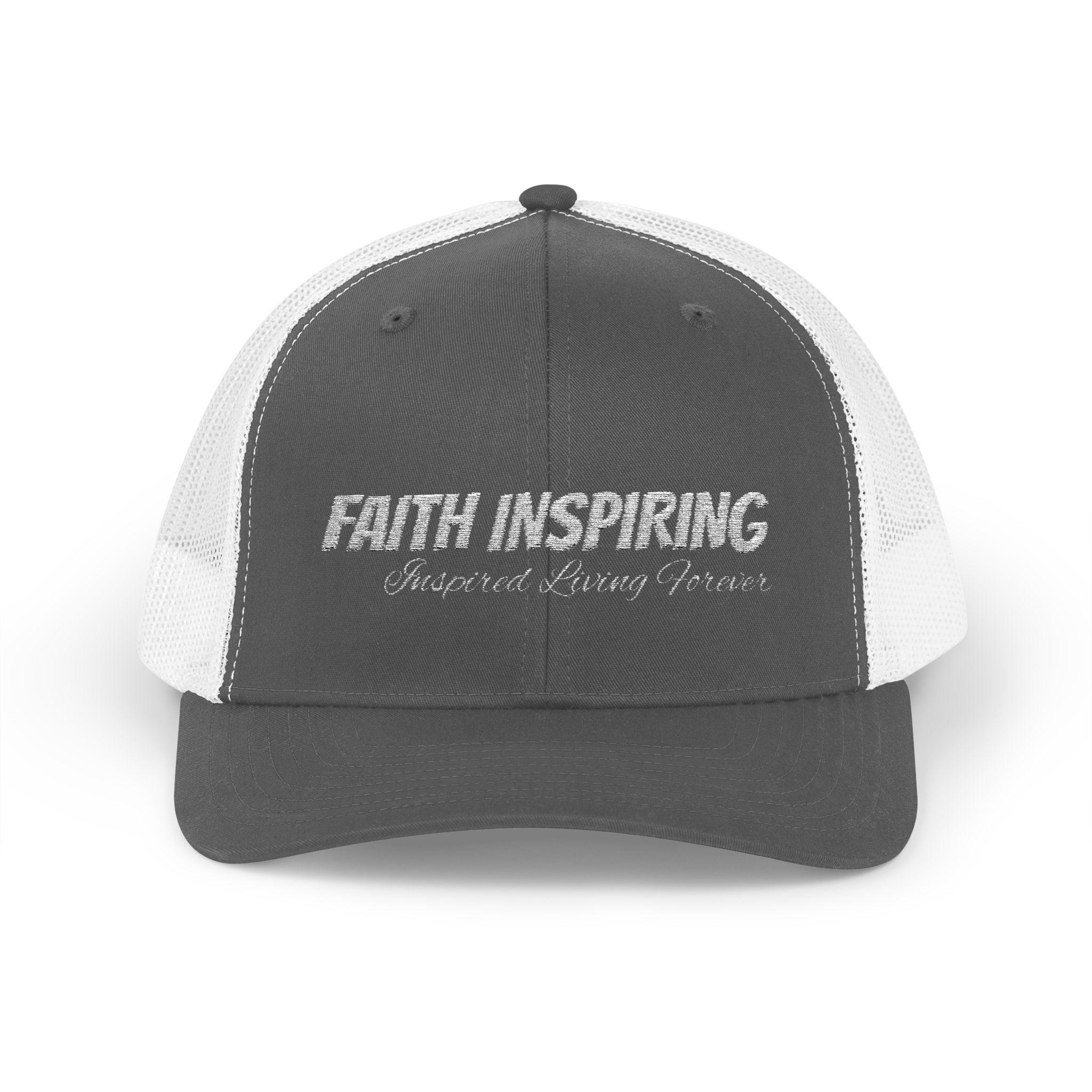 Faith Inspiring Snapback Trucker Cap | Inspirational Hat for Outdoor Enthusiasts, Perfect Gift for Birthdays, Holidays, and Faith Events