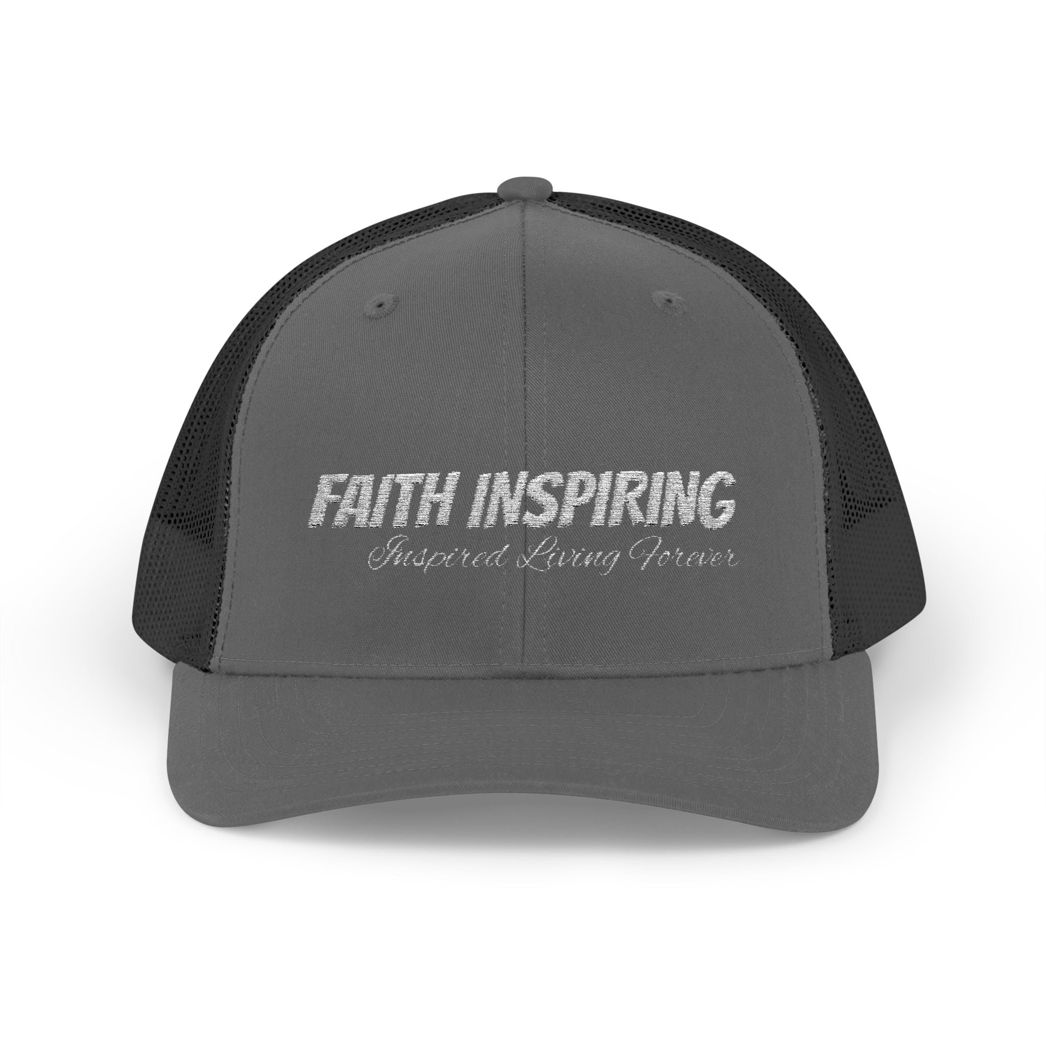 Faith Inspiring Snapback Trucker Cap | Inspirational Hat for Outdoor Enthusiasts, Perfect Gift for Birthdays, Holidays, and Faith Events