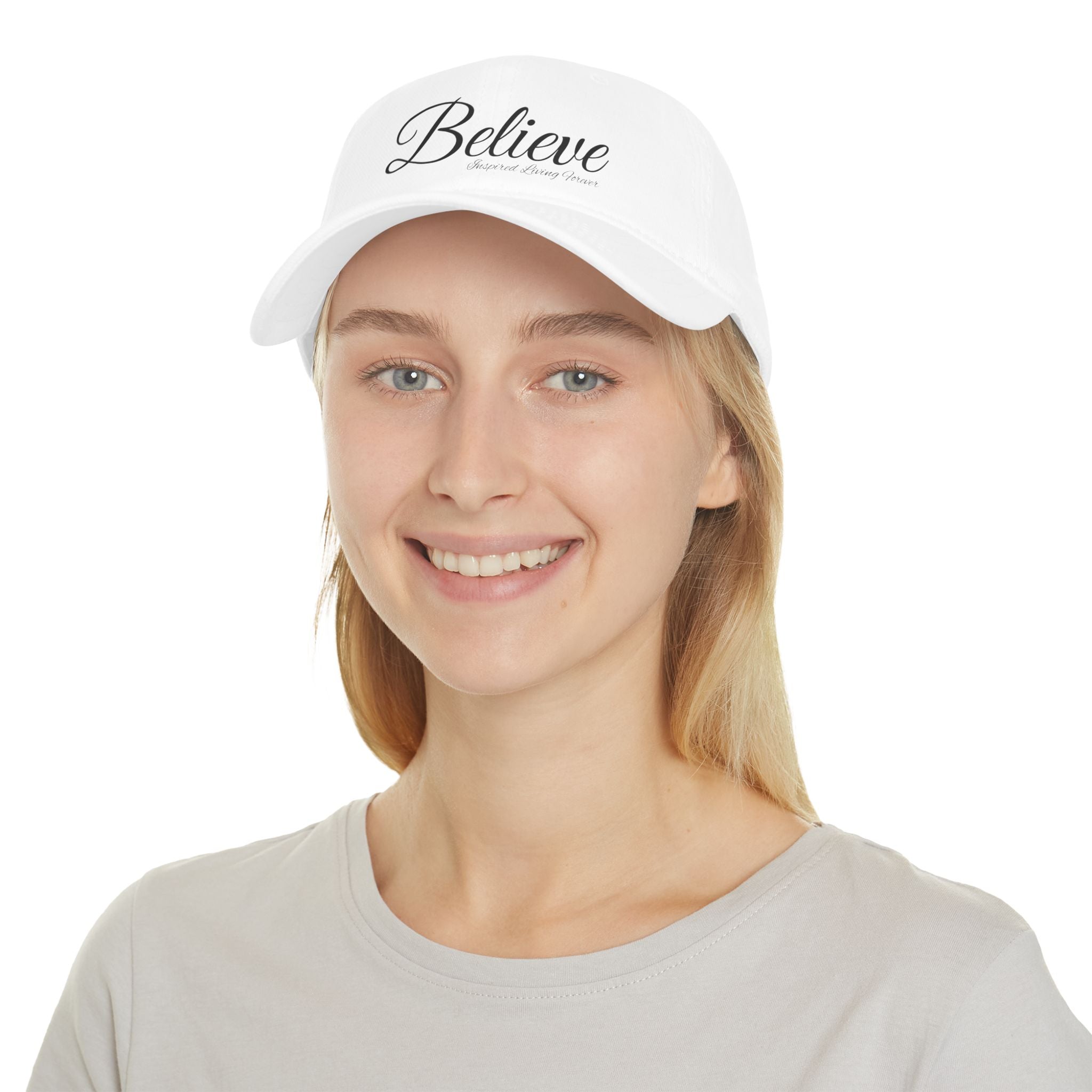 Believe Low Profile Baseball Cap - Inspirational Gift for Men and Women, Adjustable White Cap for Everyday Wear, Casual Style, [...]