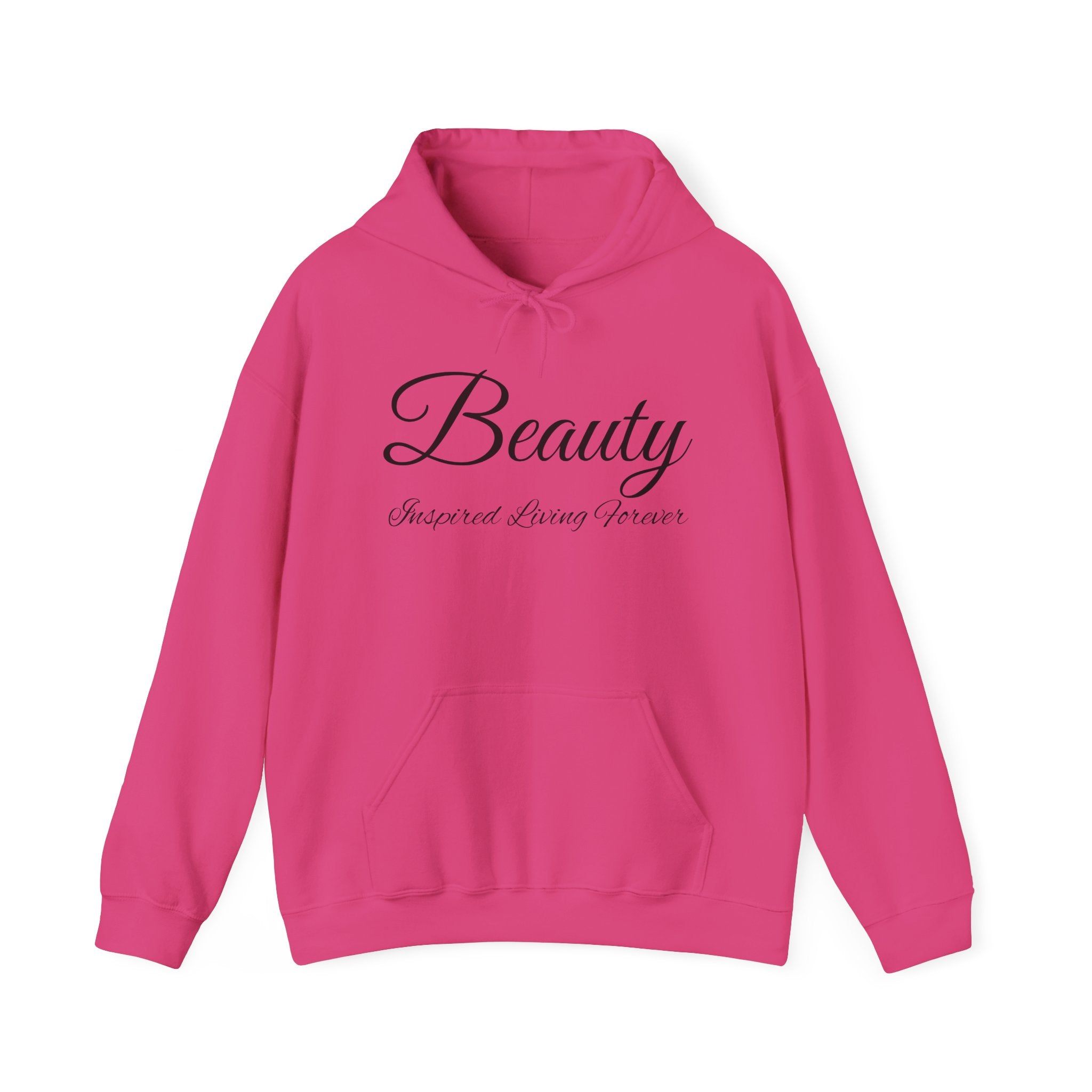 Beauty Heart Hoodie, Inspirational Gift, Cozy Sweatshirt, Casual Wear, Stylish Layering, Perfect for Every Season
